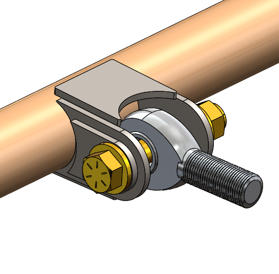 7/8" Rod End Horizontal Single Link Mounts