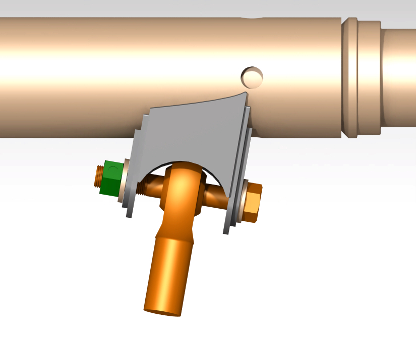 10 Deg. FRONT Housing Lower Link Mounts