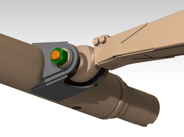 Straight (0 Deg.) "Front Mount" Lower Link Mounts