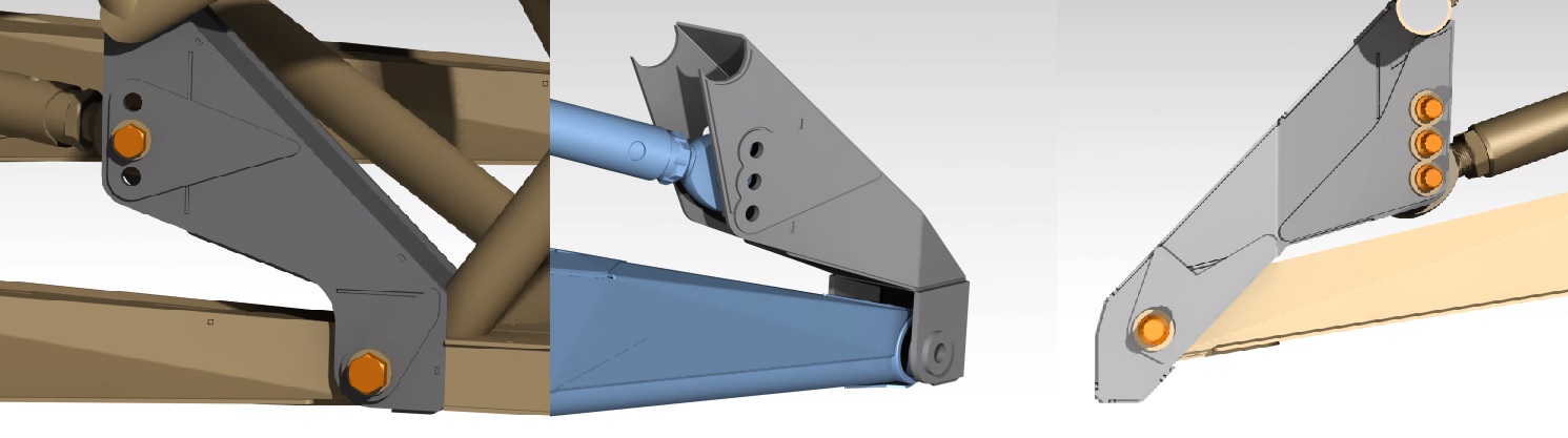 Tube Chassis Rear Pivot Boxes