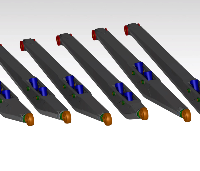 Plasma Table Friendly Traditional Tube Lower Link Arms