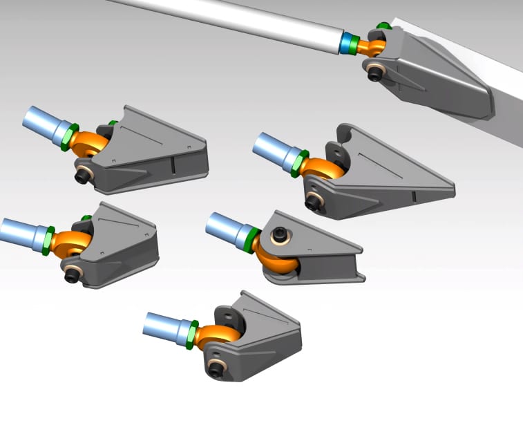 Upper link Chassis mounts