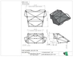 Tilted 42" Spare Trophy Truck Rear Clip 44" Width