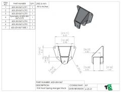 Ford Ranger Front Spring Hangers - PTF