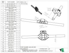 Upper 4 Link Mounts for 3/4" bolts on Spidertrax Housing