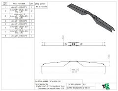 Spidertrax 3.5" housing Rear Truss - Centered - Un-equal Axles - PTF