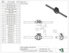 4 Link Mounts 2.75" on 5/8" bolt for Spidertrax 3.5 Housing - Equal Length Axles - PTF