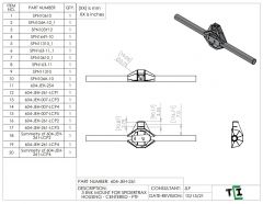 3 lINK MOUNT FOR SPIDERTRAX HOUSING - CENTERED - PTF