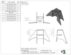 3 LINK MOUNT FOR TRAIL GEAR HOUSING - EQUAL LENGTH AXLES - PTF