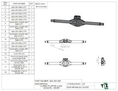 Short Upper 4 Link Mounts for the Currie F9 Housing