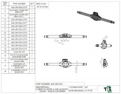 Short Upper 4 Link Mounts for the Currie F9 - PINION CENTERED