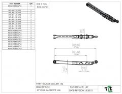 37" DUAL Shock Rock Racer Link Arm - PTF