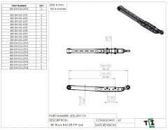 38" DUAL Shock Rock Racer Link Arm - PTF