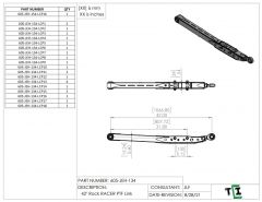 42" DUAL Shock Rock Racer Link Arm - PTF