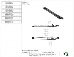 37" Single Shock Rock Racer Link Arm - PTF