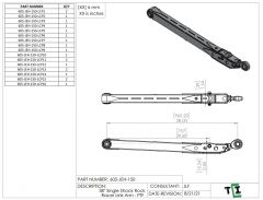 38" Single Shock Rock Racer Link Arm - PTF