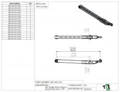 40" Single Shock Rock Racer Link Arm - PTF