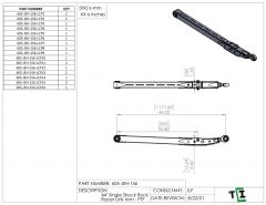 44" Single Shock Rock Racer Link Arm - PTF