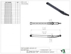 45" Single Shock Rock Racer Link Arm - PTF