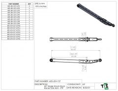 45" Single Shock Rock Racer Link Arm - PTF