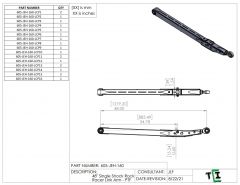 48" Single Shock Rock Racer Link Arm - PTF