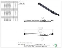 49" Single Shock Rock Racer Link Arm - PTF