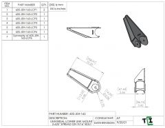 UNIVERSAL LOWER LINK MOUNT 2.625" SPREAD ON 9/16" BOLT