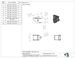 Universal Upper Link Mount - 15 Deg. 9/16" bolt on 2.625" - PTF