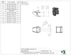 Universal Upper Link Mount - Adjustable 15 Deg. 5/8" bolt on 2.625" - PTF