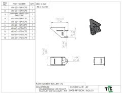 Universal Upper Link Mount - FLAT 5/8" bolt on 2.625" - PTF