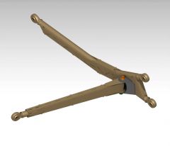 8.5 DEG Universal Radius Arm Mount for Universal Beams - PTF