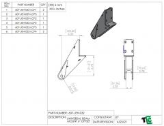 UNIVERSAL BEAM MOUNT 6" OFFSET