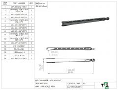 42" Universal Radius Arm - Plasma Table Friendly