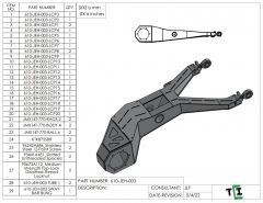 Universal Rear Trailing Arm  - Roughly 64" in Width