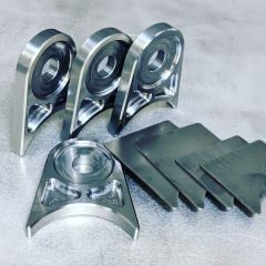 3.5" Housing 4130 Billet Lower Link Mount Pair