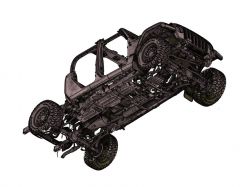 2022 Jeep Gladiator Chassis - Low Res