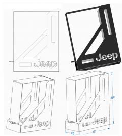 Canister holder 20litre offroad