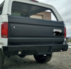 Full size Ford Bronco rear plate bumper 1978 - 1996