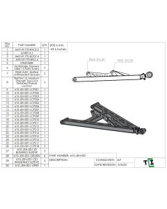 Universal UTV LOWER ARM  - Maybe 64" in width range test