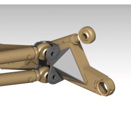 Circular Rods Mount Radius Rod Mount for Universal Beams from JEHC - PTF