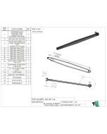 T4 Trophy Truck Rear Mount MEGA Sway Bar 44" on 8 DEG Angle