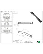 T4 Trophy Truck Front Sway Bar Arm 17"
