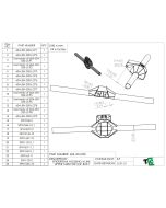 Upper 4 Link Mounts for 3/4" bolts on Spidertrax Housing