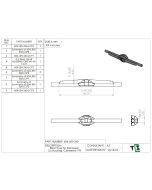 Rear Truss for Trail-Gear 3.5 Housing -Centered- PTF