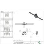 3 LINK MOUNT FOR SPIDERTRAX HOUSING - EQUAL LENGTH AXLES - PTF
