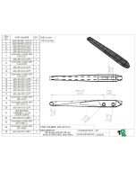 48" Offset Shock Mount Boxed Link Arms from JEHC