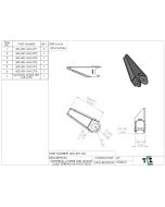 UNIVERSAL LOWER LINK MOUNT 2.625" SPREAD ON 9/16" BOLT