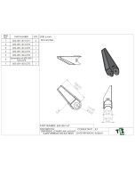 UNIVERSAL LOWER LINK MOUNT 2.625" SPREAD ON 3/4" BOLT