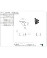 Universal Upper Link Mount - FLAT 5/8" bolt on 2.625" - PTF