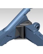 Center Mount Radius Arm Beam Brackets - 10 Deg - PTF